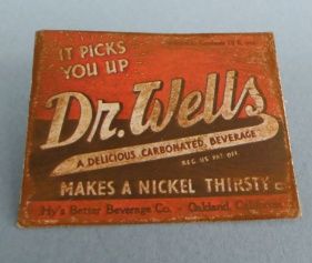 Tin Sign Dr Wells fc0024x