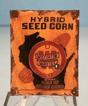 Tin Sign Hybrid Seed Corn fc0196