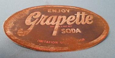 Tin Sign Grapette Soda fc0040