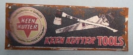 Tin Sign Keen Kutter Tools fc0102
