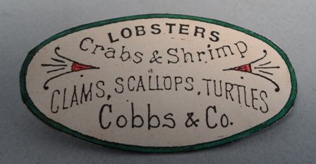 Tin Sign Lobsters, Crabs and Shrimp fc0071