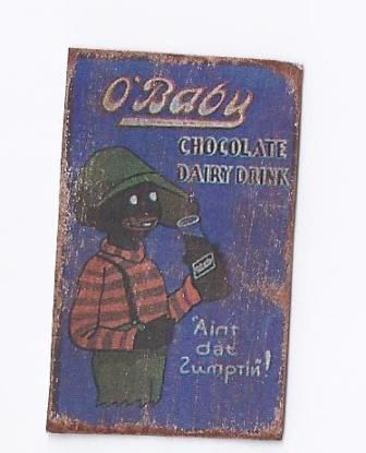 Tin Sign O'Baby Chocolate fc042