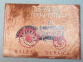 Tin Sign Oliver Farm Equipment fc25