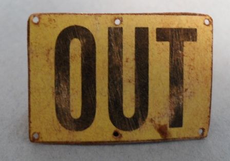 Tin Sign Out fc0093
