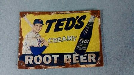Tin Sign Ted's Root Beer fc0221