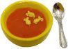 Tomato Soup with Spoon and Goldfish bdf086