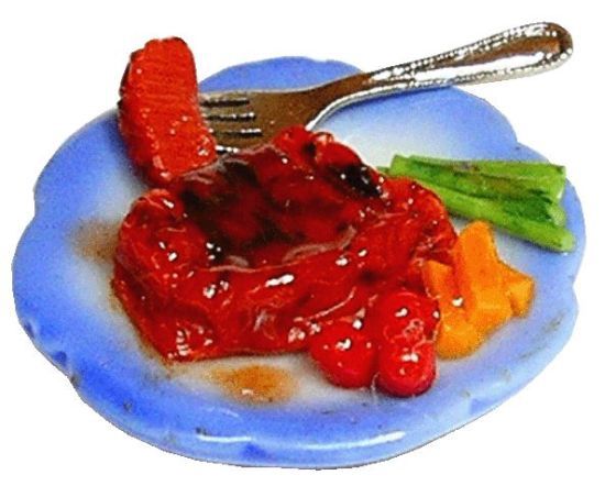Top Sirloin w/Fork Serving f257