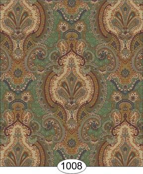Traditional Paisley- Green WAL1008