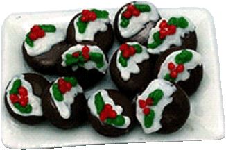 Tray of Christmas Cookies k1163