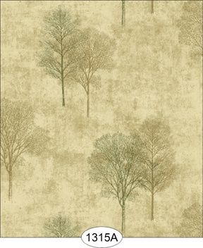 Tree Silhouette - Green WAL1315a