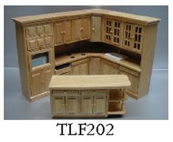 True Oak 3 Piece Upper/Lower Kitchen TLF202