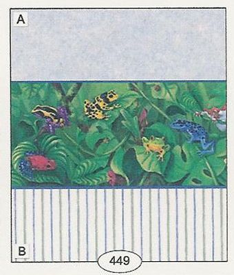 Tropical Frogs 449 wal449