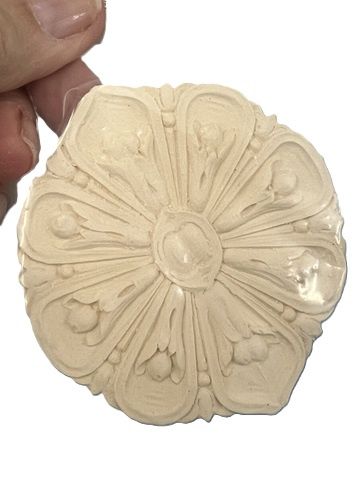 Tulip Medallion Ceiling Carving umc13