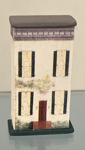 Two Story White Townhouse mc1097x