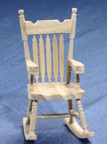 Unfinished Wooden Rocking Chair cla08651