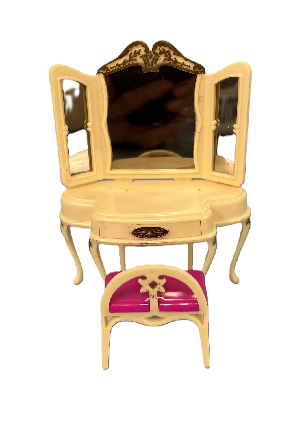 Vanity and chair (not P.T. but same scale) hk-8971