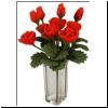 Vase w/Red Roses bdr211