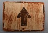 Tin Road sign fc0059