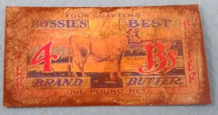 Tin Sign Bossies Best Brand Butter fc0154