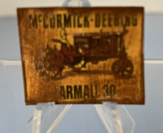 Tin sign McCormick-Deering Farm All fc0045