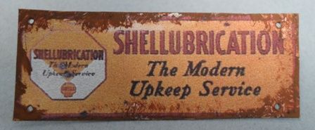 Tin Sign Shell Lubrication fc0104