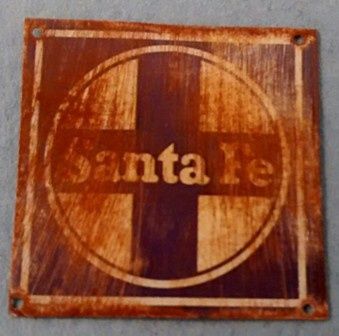 Tin sign Santa Fe fc0147