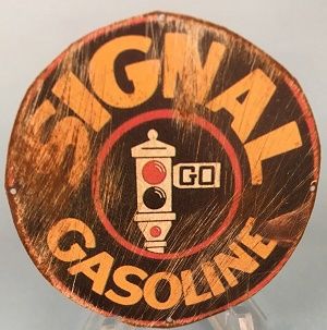 Tin Sign Signal Gasoline fc0217