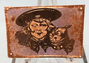 Tin SignBuster Brown fc0188