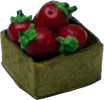 Tiny Basket of Strawberries bdp068