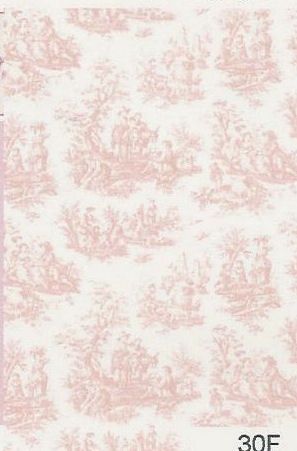 Toile de Juoy Pink 30F wal30f