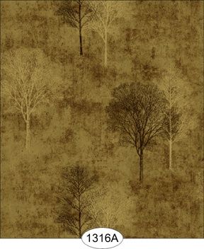 Tree Silhouette - Antique WAL1316a