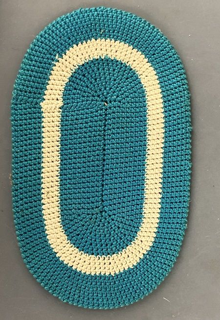 Turquoise Oval Rug MC02588