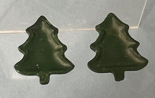 Two Christmas Tree serving dishes mcl395x
