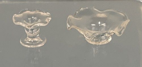 Two Piece Glass Fruit Bowl mc100x