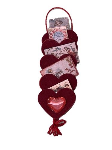 Valentine Holder and Cards ps076