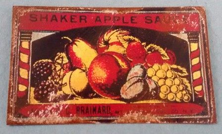 Tin Sign - Shaker Apple Sauce fc0168