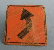 Tin Road Sign fc0039