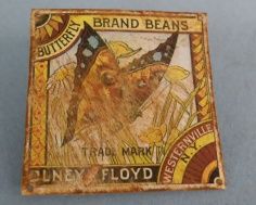Tin Sign Butterfly Brand Beans fc0020