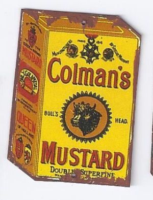 Tin Sign Coleman's Mustard fc0230