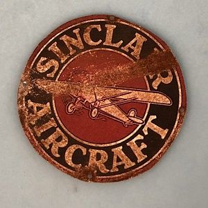 Tin Sign Sinclair Aircraft fc0210