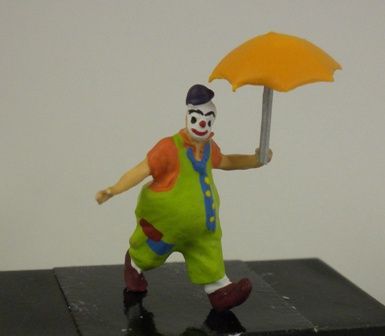 Tiny Clown with Umbrella CS13-24kennedys