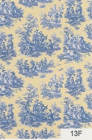 Toile de Juoy Blue-Yellow 13F WAL13f
