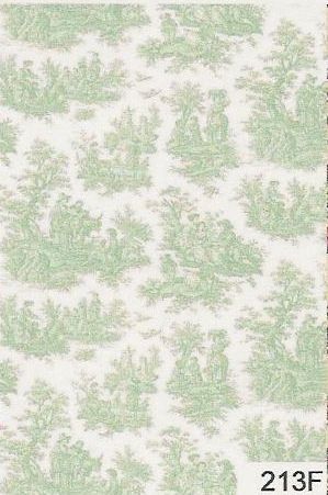 Toile de Juoy Green 213F wal213f