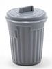 Trash Can Grey-Lid opens im65631