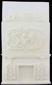 Unique Miniatures Fireplace F7 UMf7