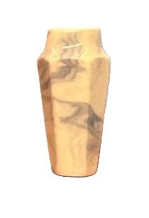 Vase with blue swirl glaze cn431b