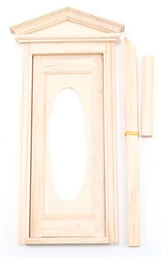Victorian Oval Door w/ Window cla76002