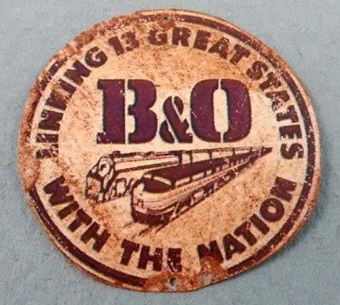 Tin Sign B&amp;O Railroad fc0138