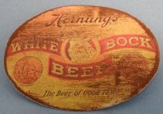 Tin Sign Horning's Beer fc0068