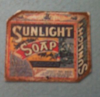 Tin Sign Sunlight Soap fc21